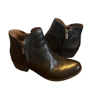 Lucky Brand Black moto Ankle Booties